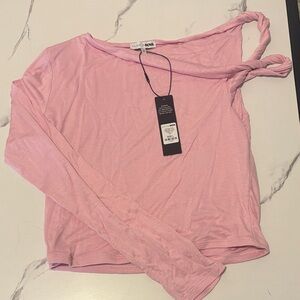 Fashion Nova Light Pink Long Sleeve Top